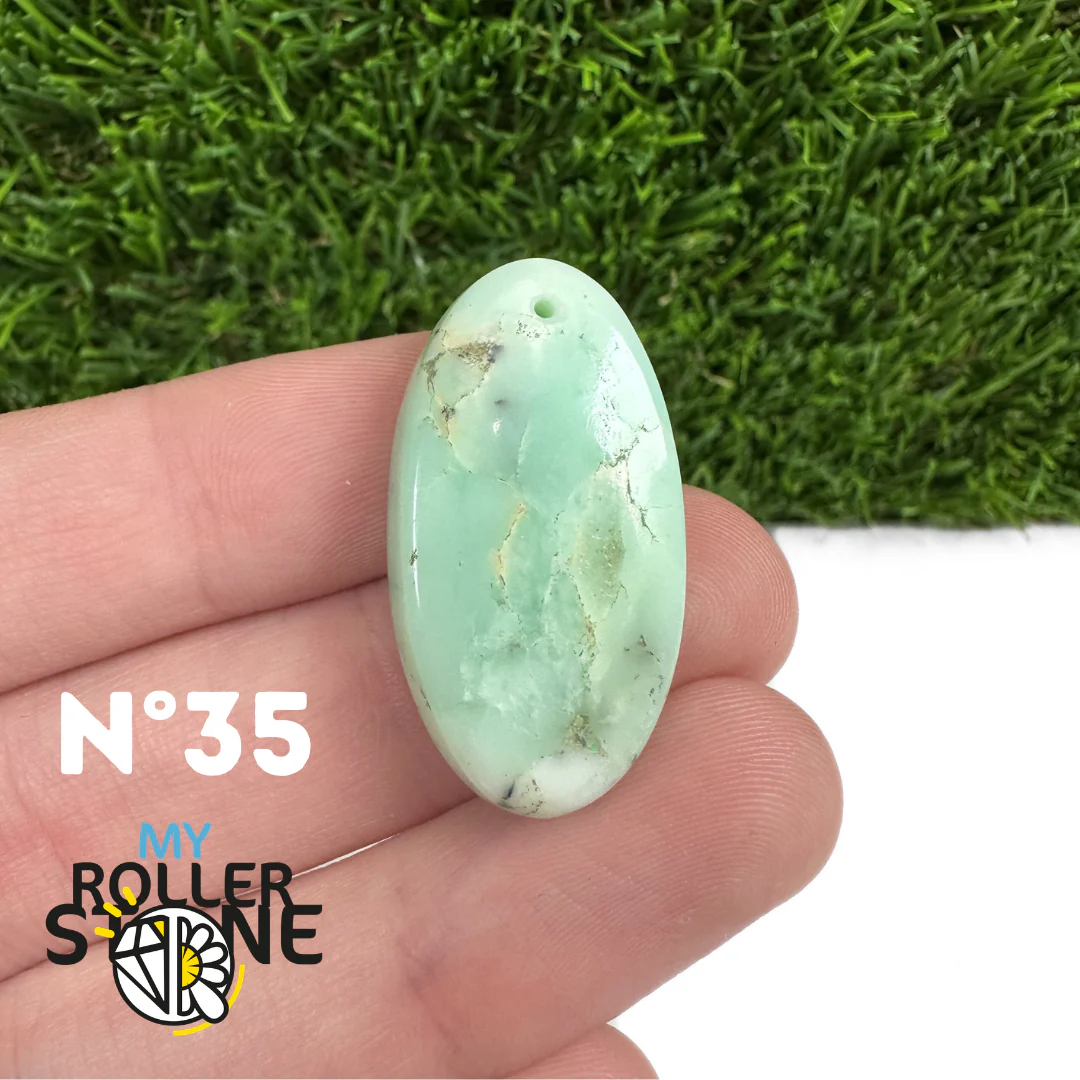 Pendentif Chrysoprase Percé - Image 37