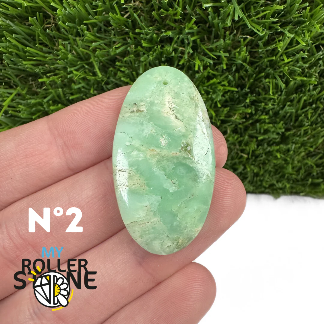 Pendentif Chrysoprase Percé - Image 4