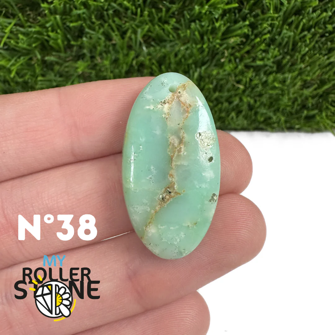 Pendentif Chrysoprase Percé - Image 40