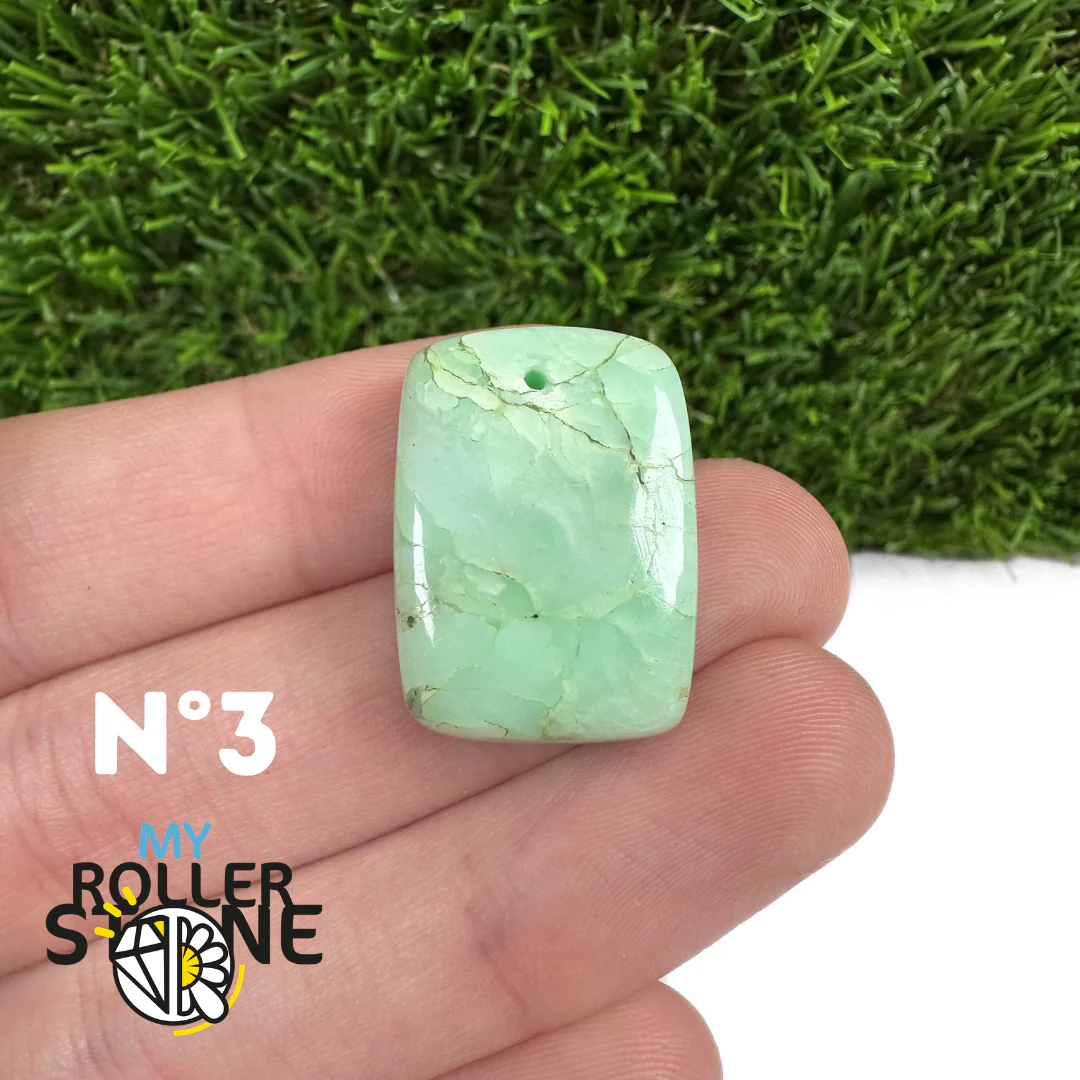 Pendentif Chrysoprase Percé - Image 5