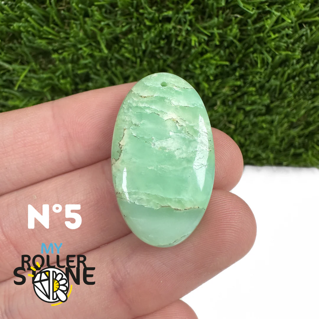 Pendentif Chrysoprase Percé - Image 7