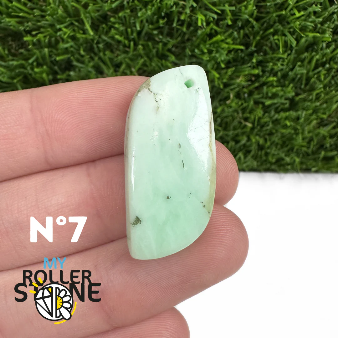 Pendentif Chrysoprase Percé - Image 9