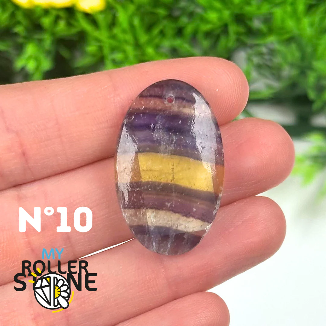 Pendentif percé Fluorite 5A - Image 12