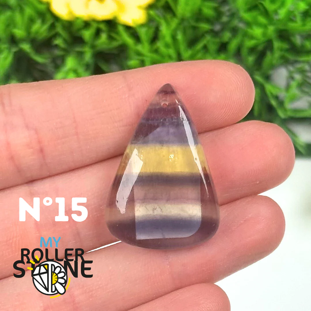 Pendentif percé Fluorite 5A - Image 17