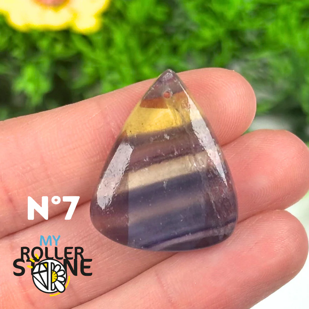 Pendentif percé Fluorite 5A - Image 9