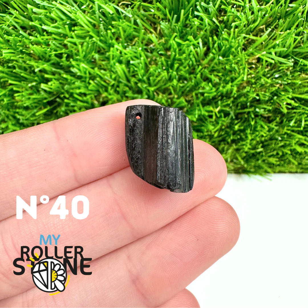 Pendentif Perce Tourmaline Noire 5A - Image 42