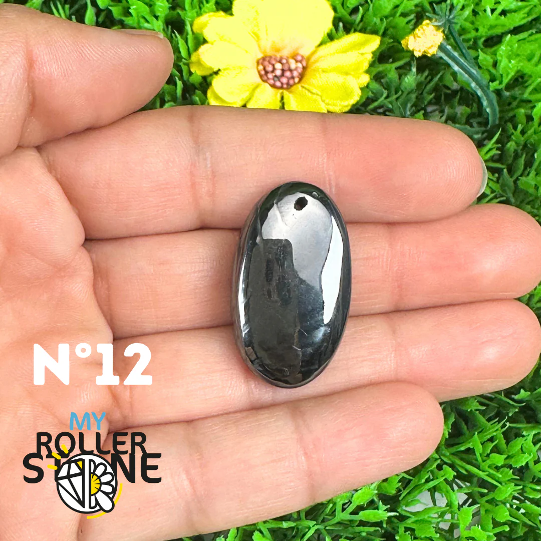 Pendentif Percé Psilomelane Argenté - Image 14