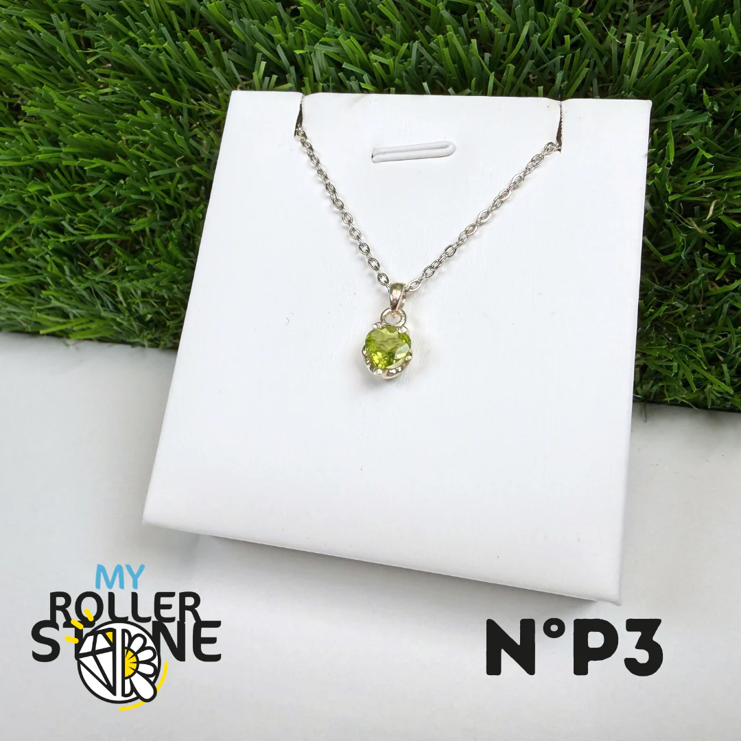 Pendentif Péridot du Brésil Argent 925 #3