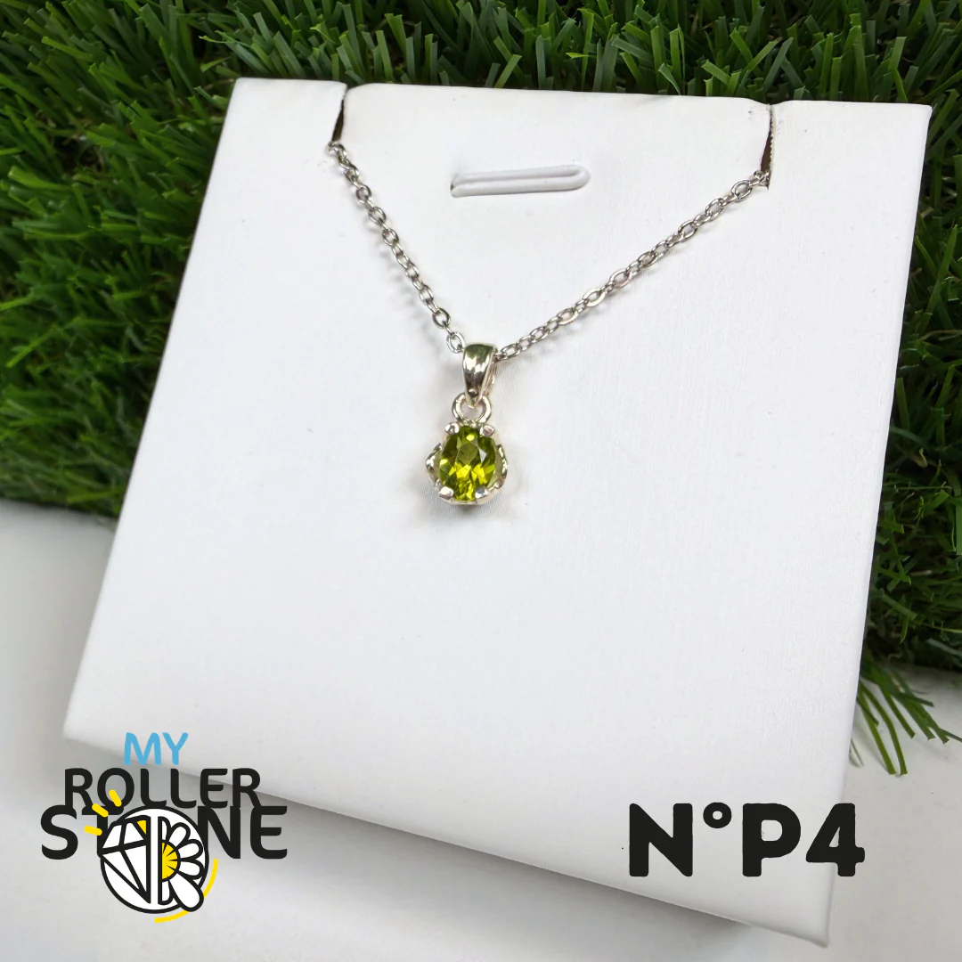 Pendentif Péridot du Brésil Argent 925 #4