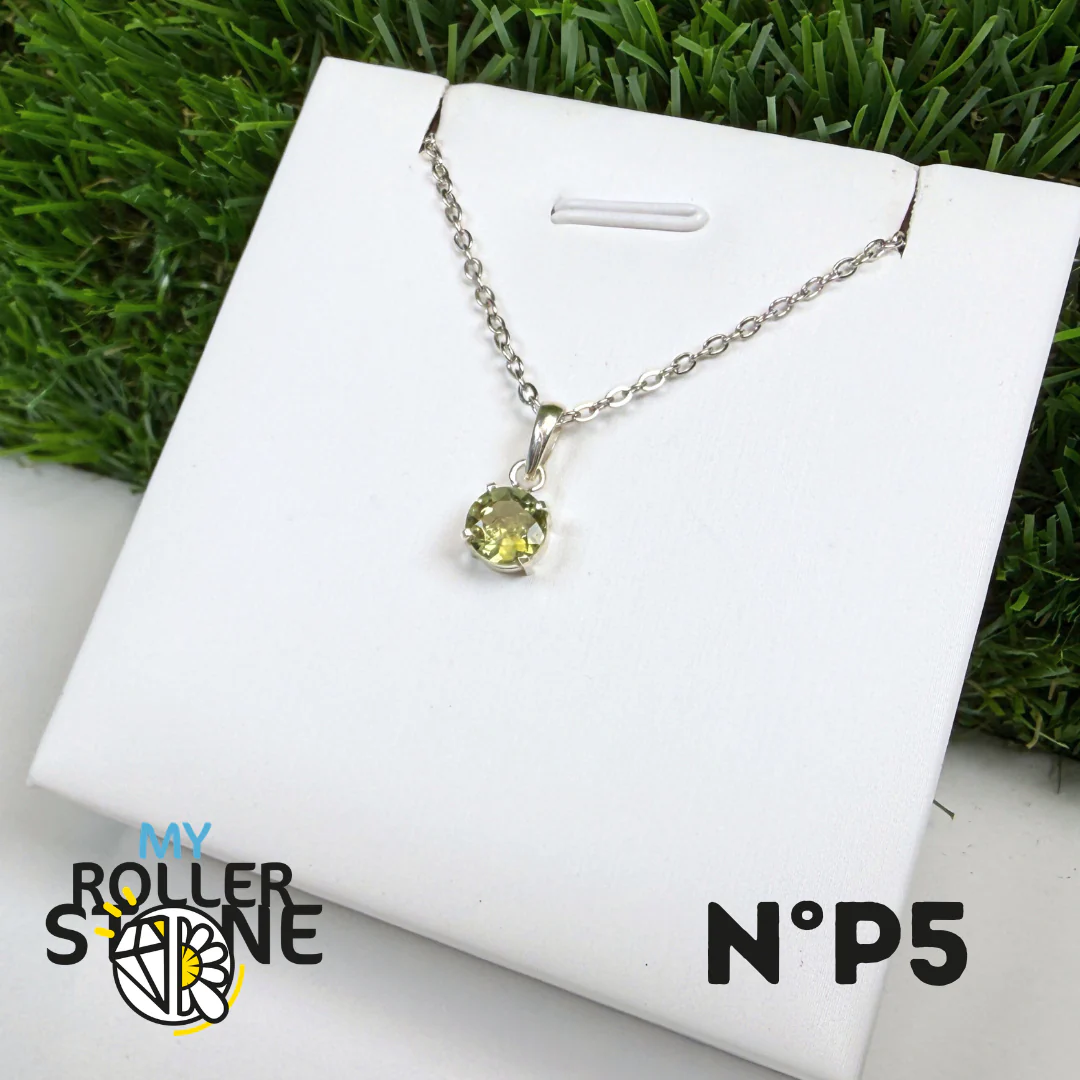 Pendentif Péridot du Brésil Argent 925 #5