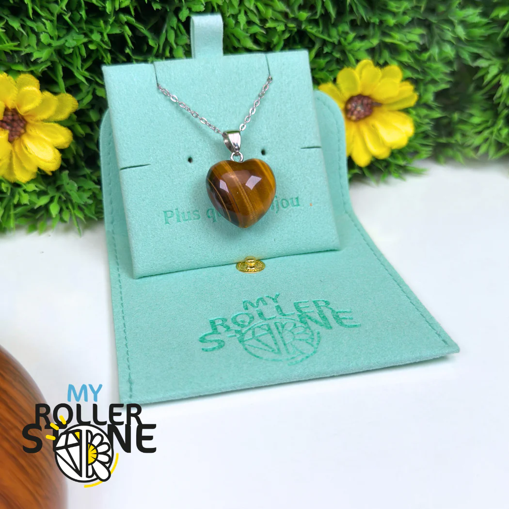 Pendentif pierre Coeur Moyen - Image 3