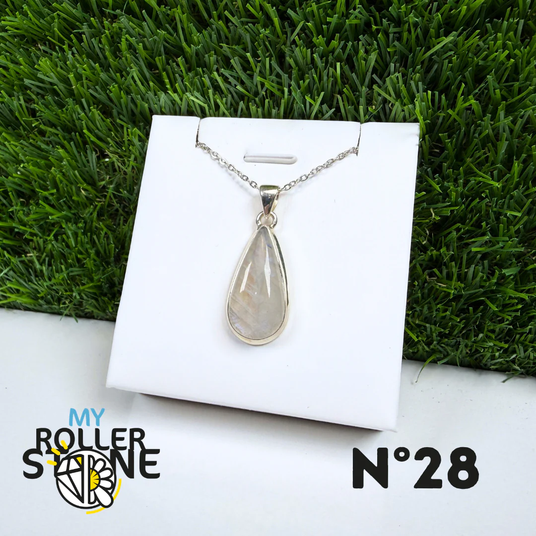 Pendentif Pierre de Lune Argent #28