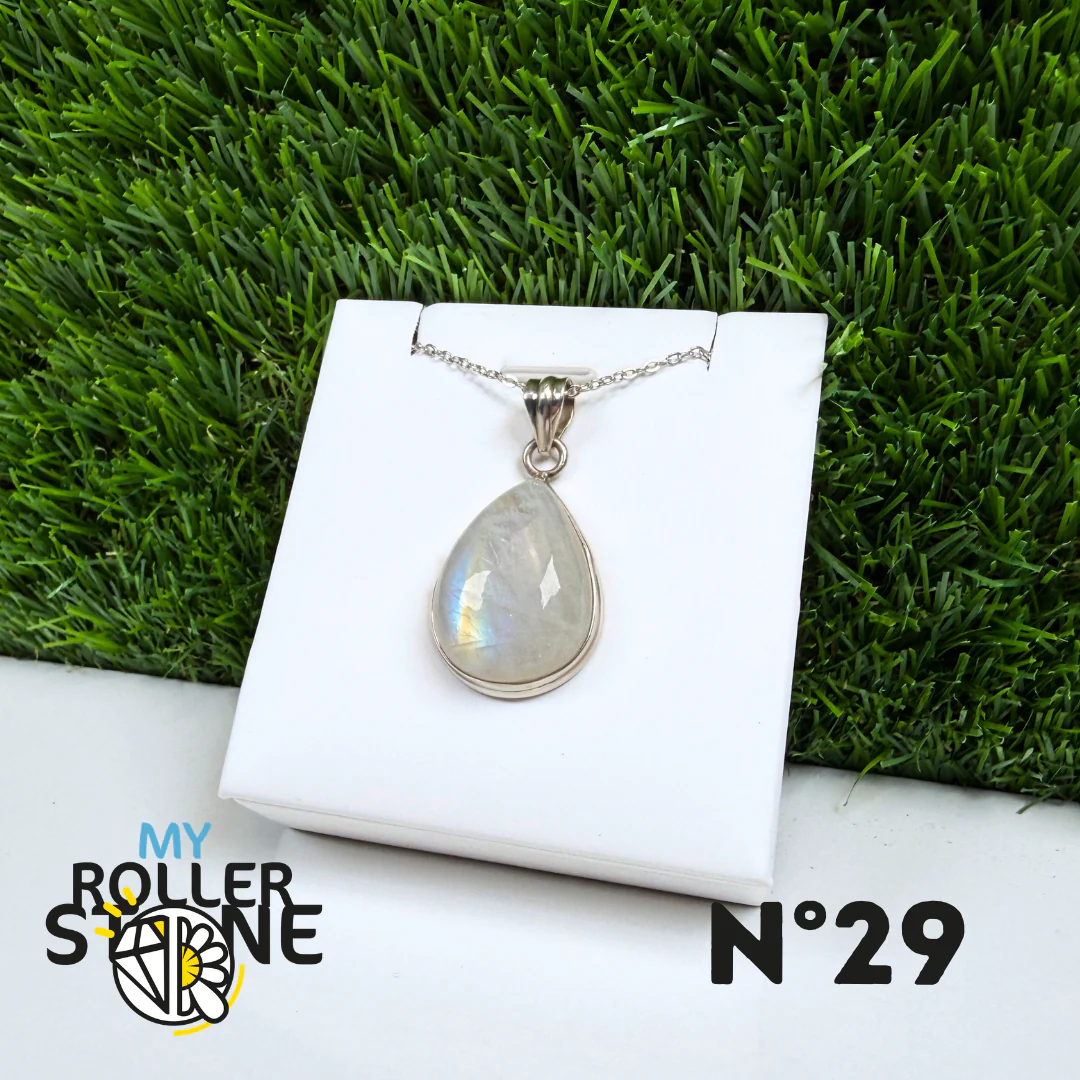 Pendentif Pierre de Lune Argent #29