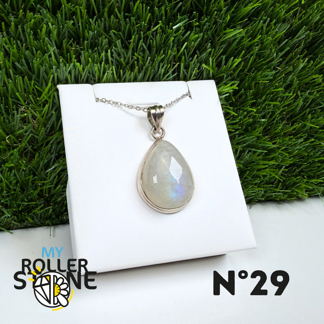 Pendentif Pierre de Lune Argent #29 - Image 2