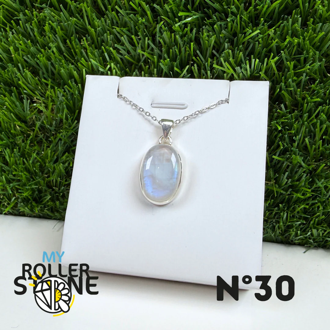 Pendentif Pierre de Lune Argent #30