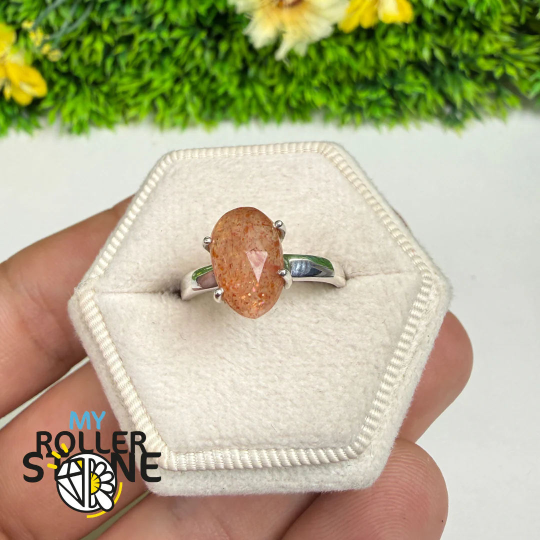 Bague Pierre de Soleil Argent 925 –SSFR33 - Image 2