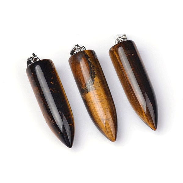 Pendentif Pointe Oeil de Tigre - Image 3