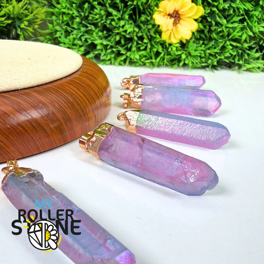 Pendentif Pointe Quartz Aura