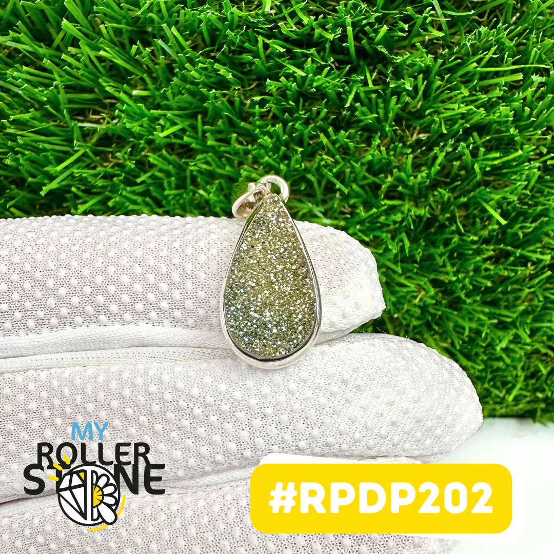 Pendentif Pyrite Arc En Ciel #RPDP202 - Image 2