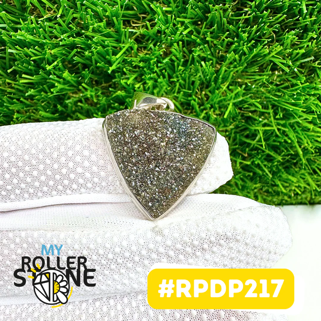 Pendentif Pyrite Arc En Ciel #RPDP217 - Image 2