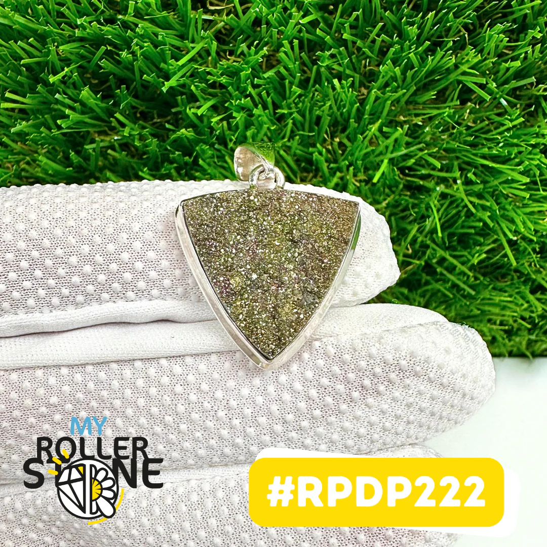 Pendentif Pyrite Arc En Ciel #RPDP222 - Image 2