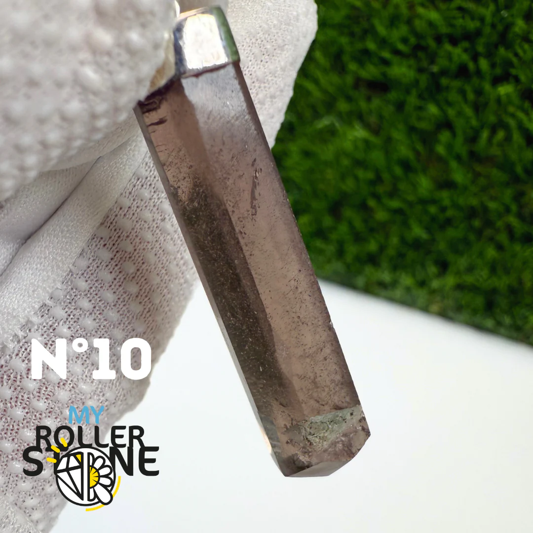 Pendentif Quartz fumé et Argent - Image 11