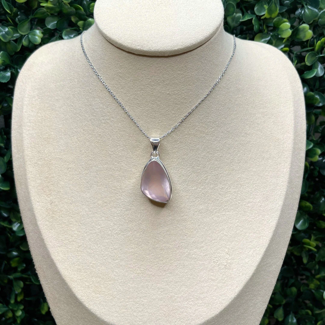 Pendentif Quartz Rose #18 - Image 2