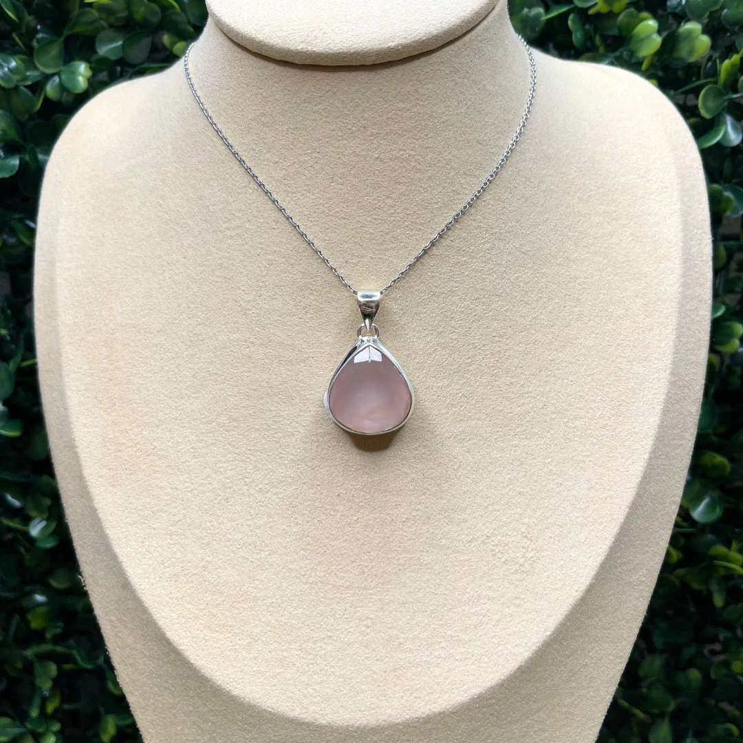 Pendentif Quartz Rose #19 - Image 2
