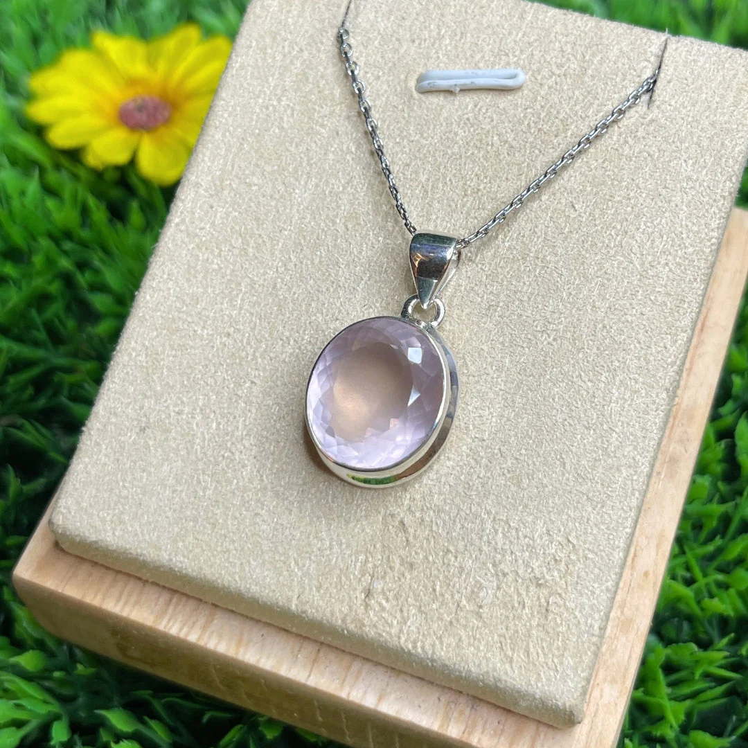 Pendentif Quartz Rose #29 - Image 3
