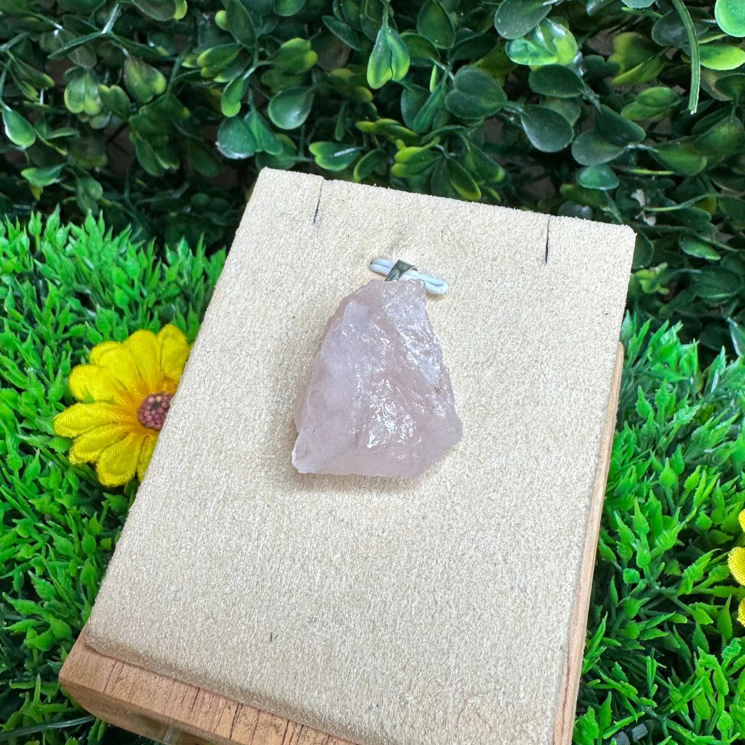 Pendentif Quartz Rose Brute - Image 2