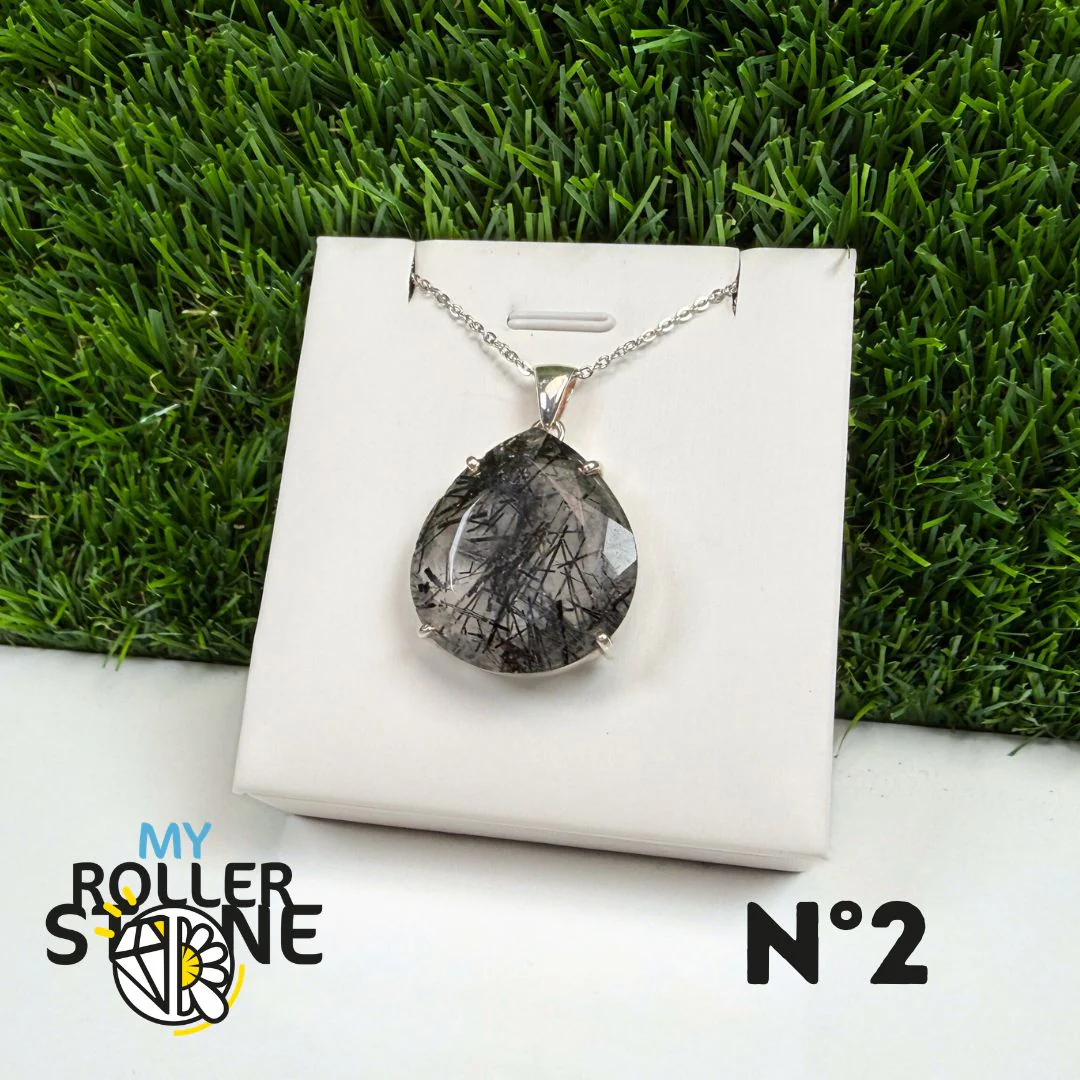 Pendentif Quartz Tourmaline #2