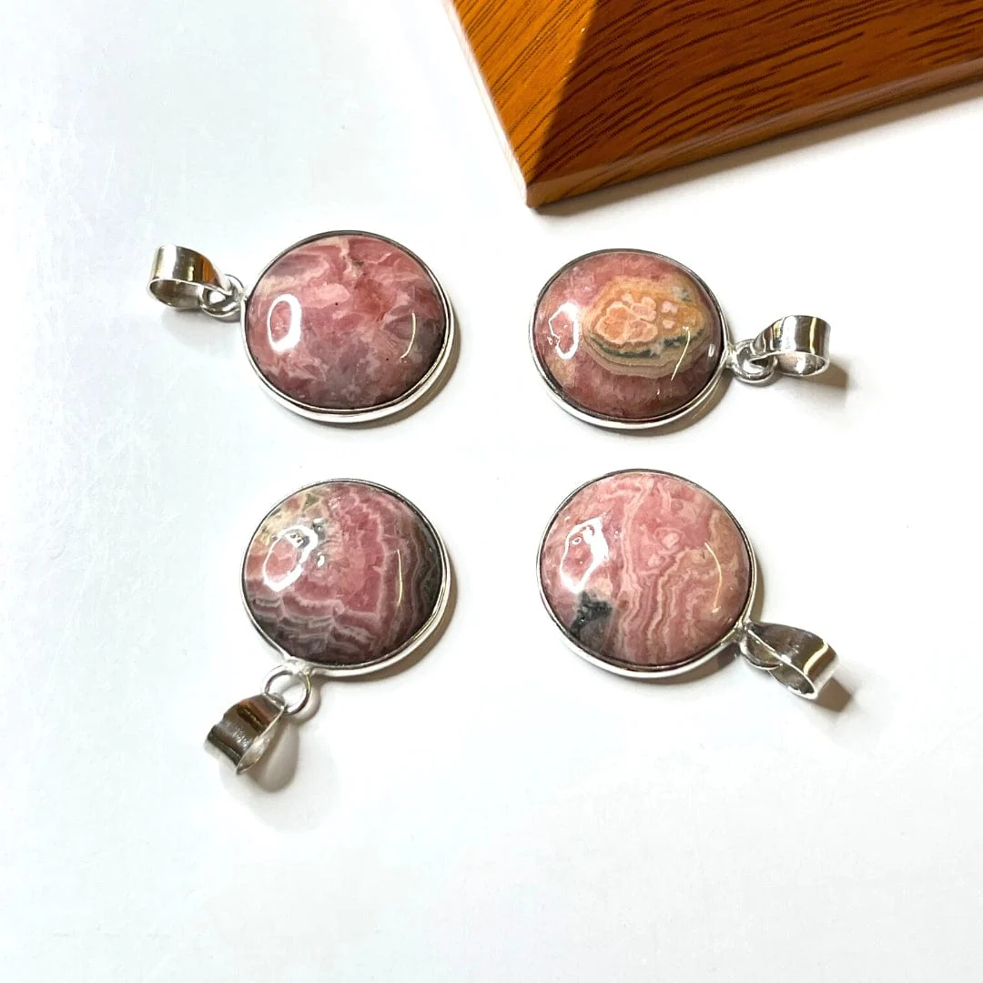 Pendentif Rhodochrosite Argent 925 - Image 3