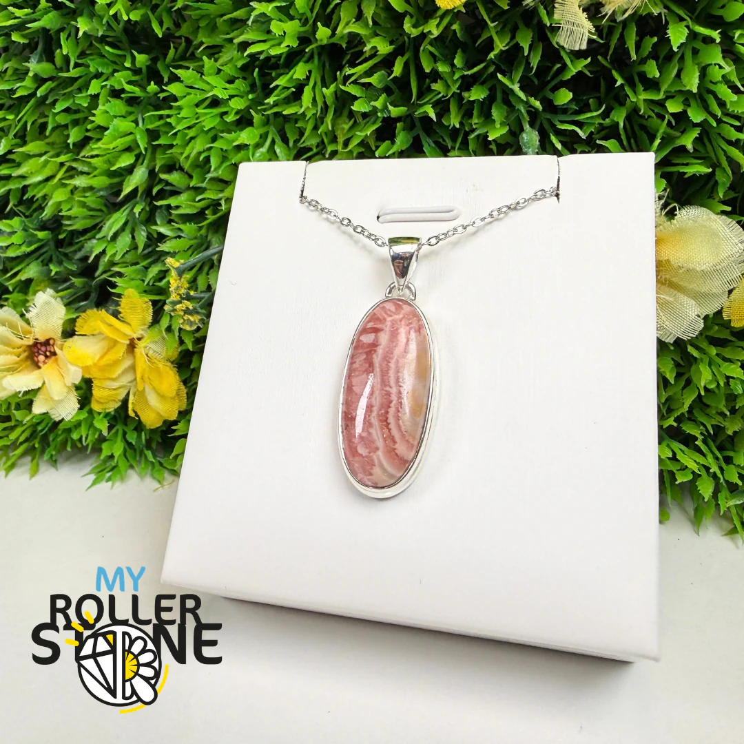 Pendentif Rhodochrosite Argent 925 –RDOP2507 - Image 2
