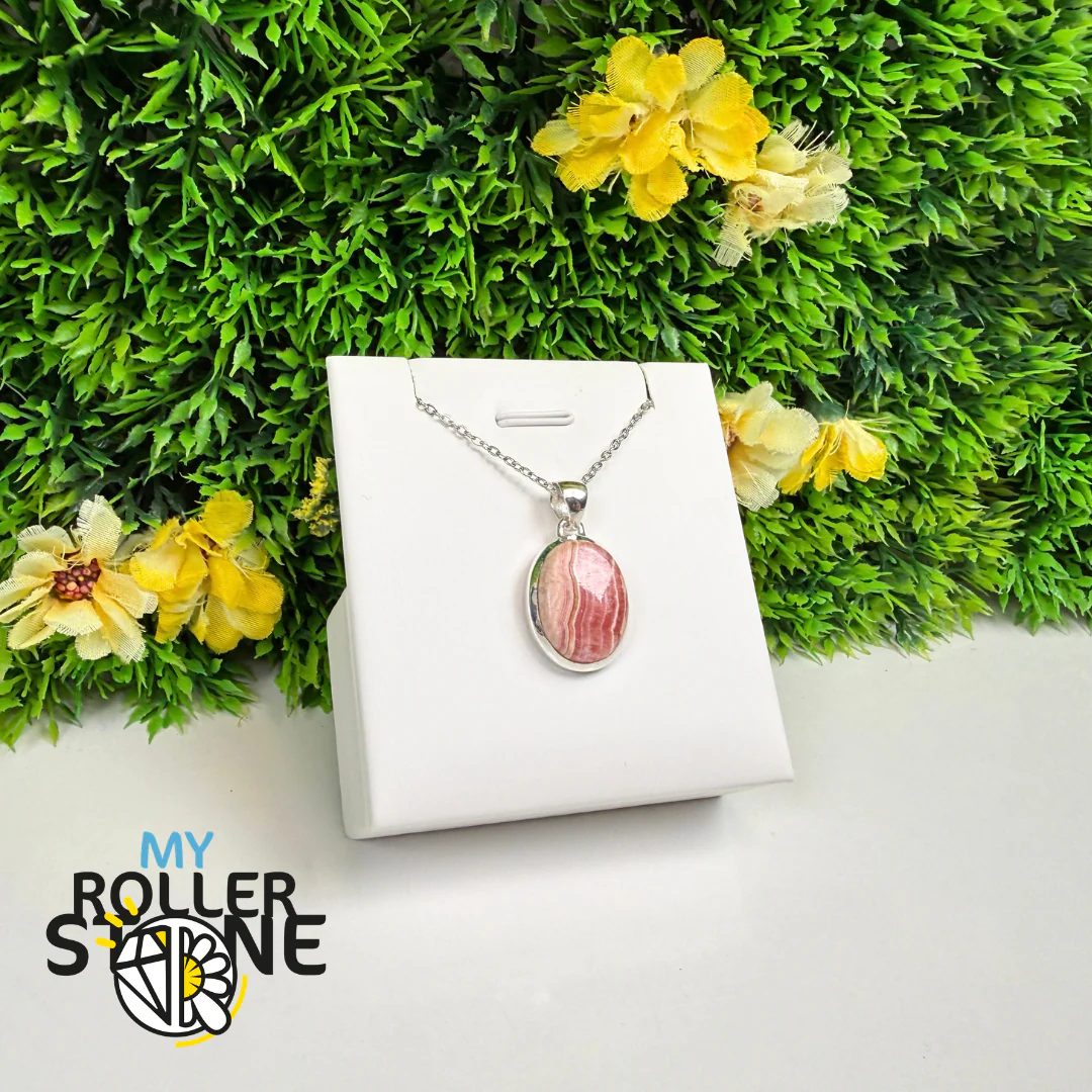 Pendentif Rhodochrosite Argent 925 –RDOP2528 - Image 2