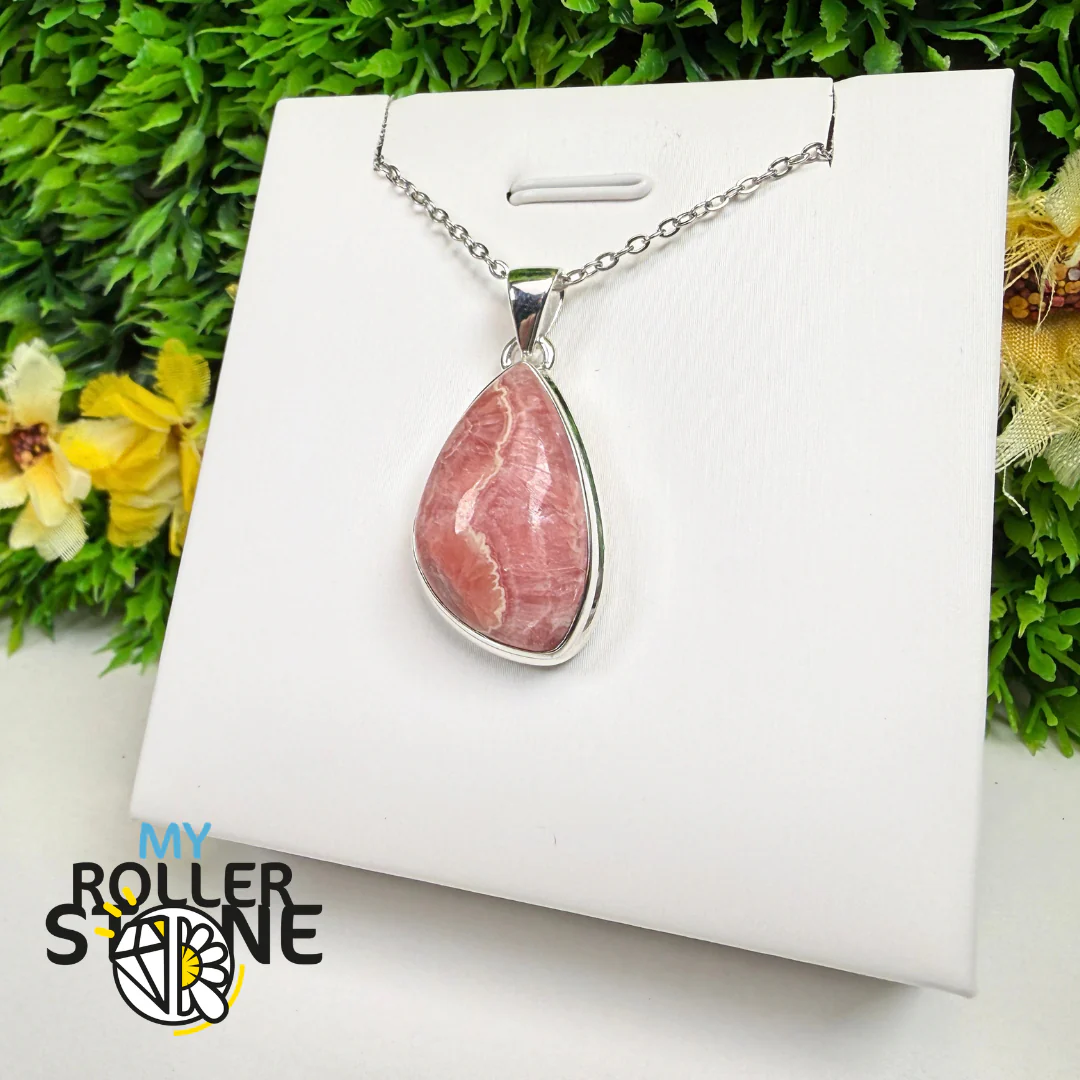 Pendentif Rhodochrosite Argent 925 –RDOP2659 - Image 2
