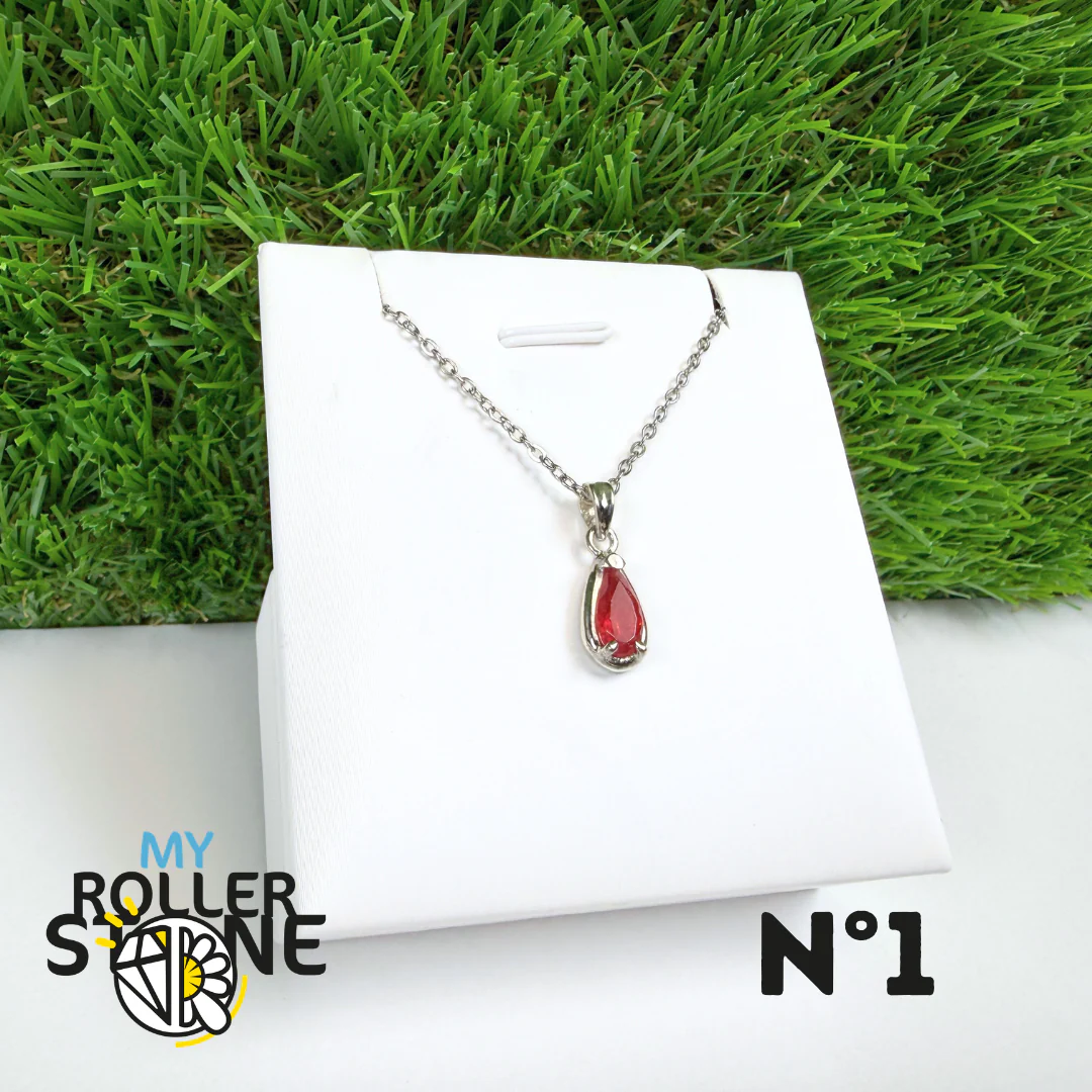 Pendentif Rhodonite Qualité Gemme et Argent 925 #1