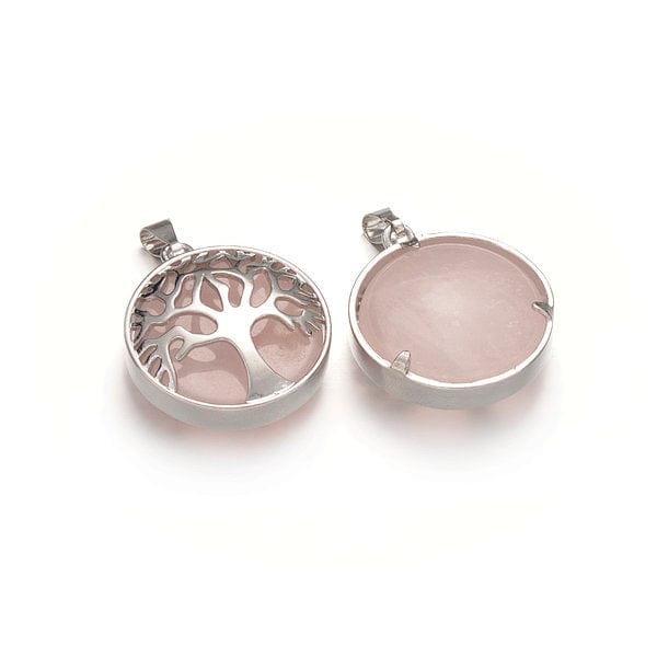 Pendentif rond arbre de vie pierre - Image 5