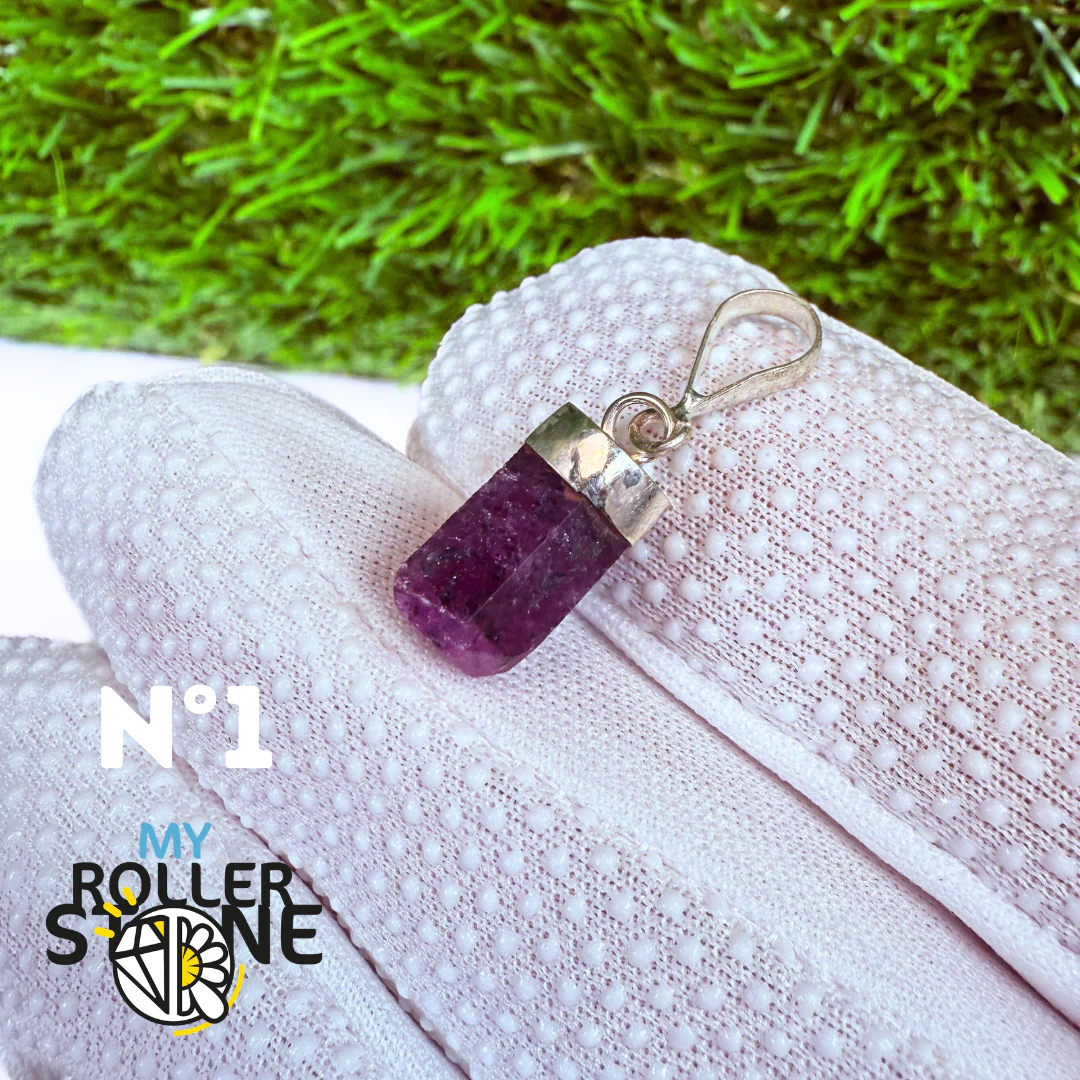 Pendentif Ruby et Argent - Image 3