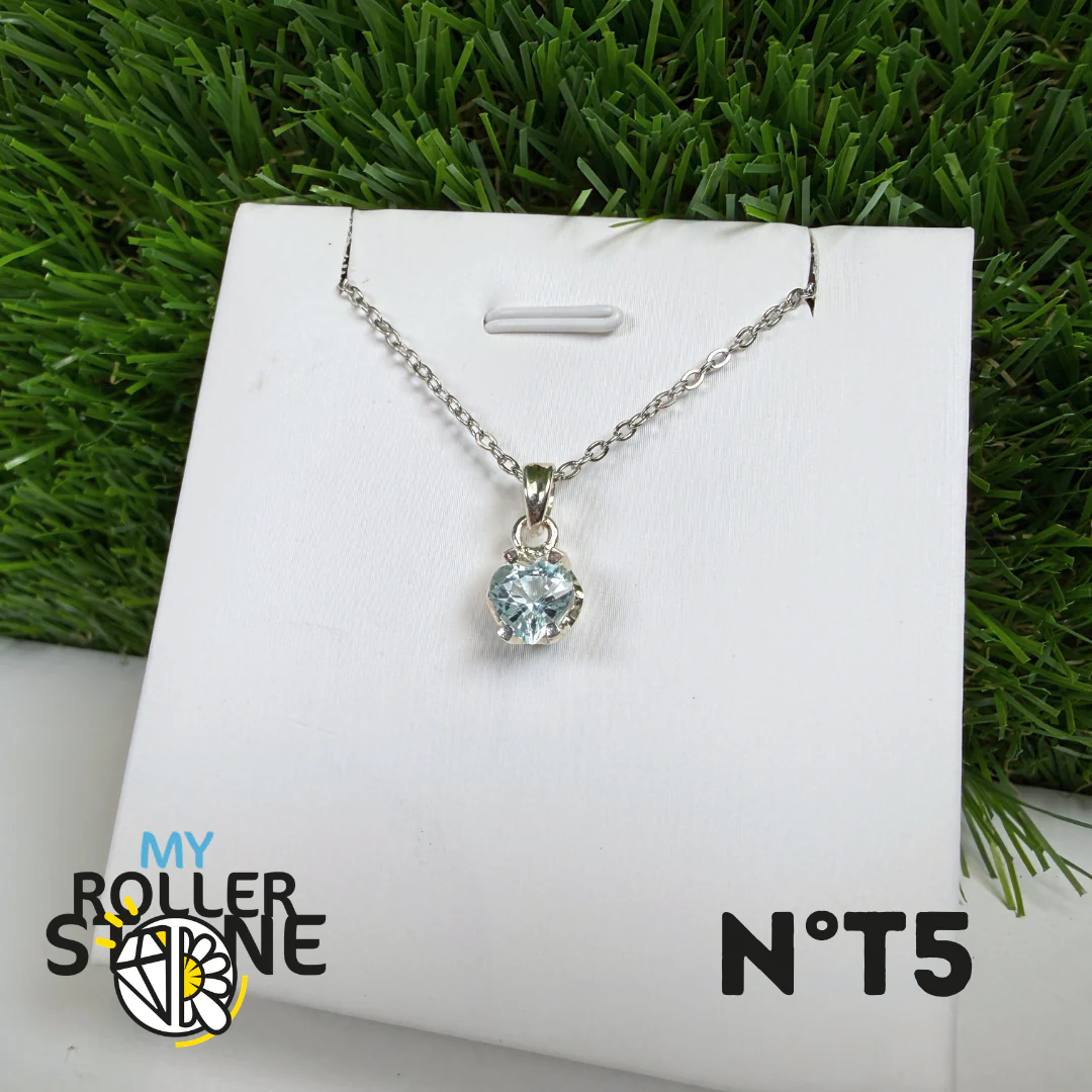 Pendentif Topaze Bleue Argent 925 #5 - Image 2
