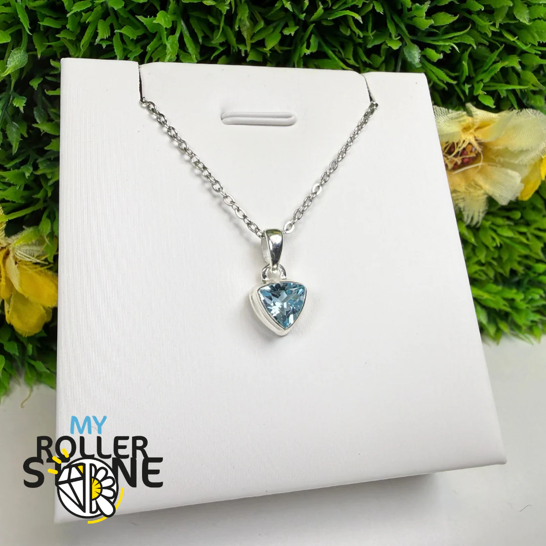 Pendentif Topaze Bleue Argent 925 BLTP1625 - Image 2