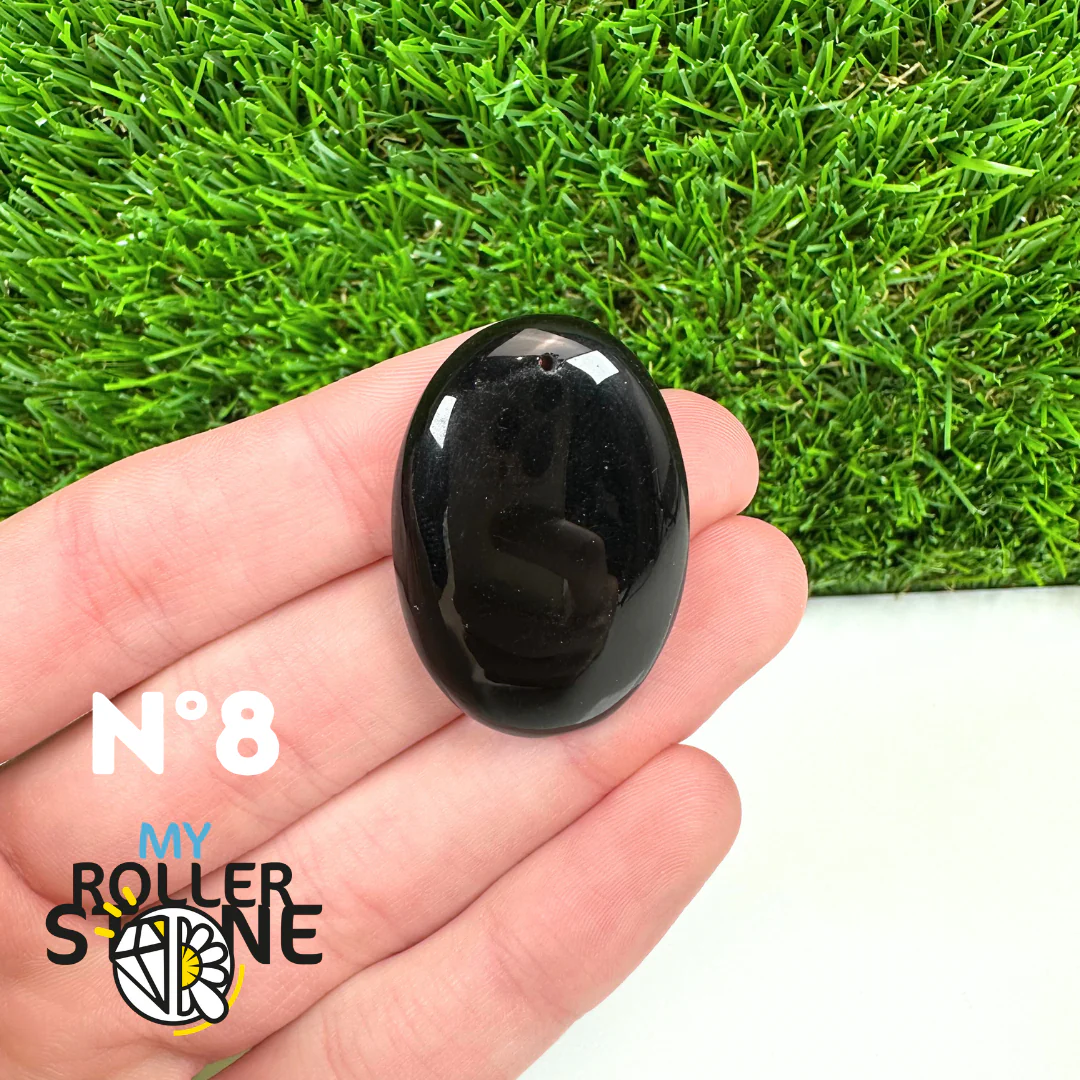 Pendentif Percé Obsidienne Noire 5A - Image 10