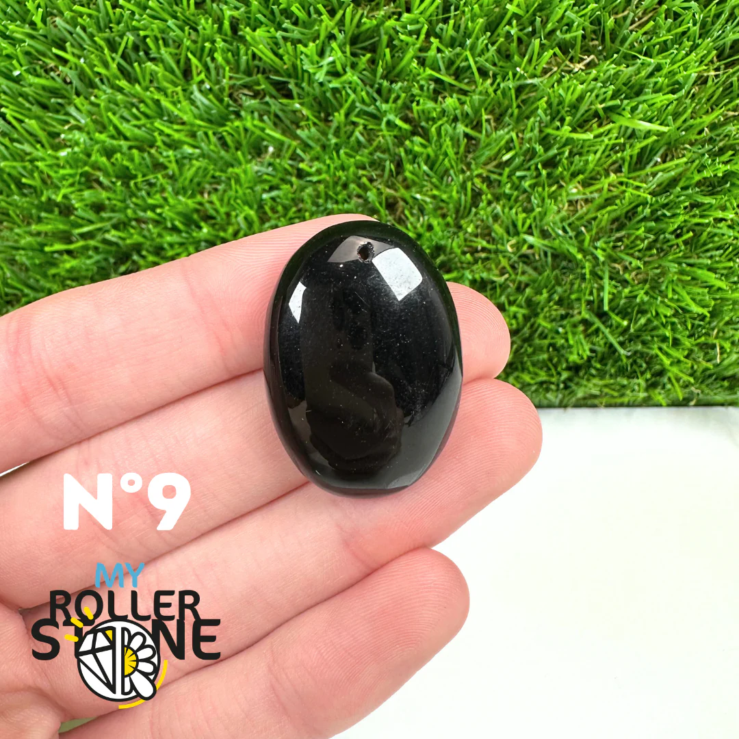 Pendentif Percé Obsidienne Noire 5A - Image 11