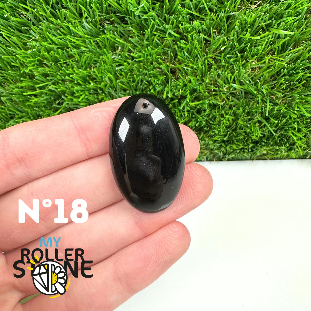 Pendentif Percé Obsidienne Noire 5A - Image 20