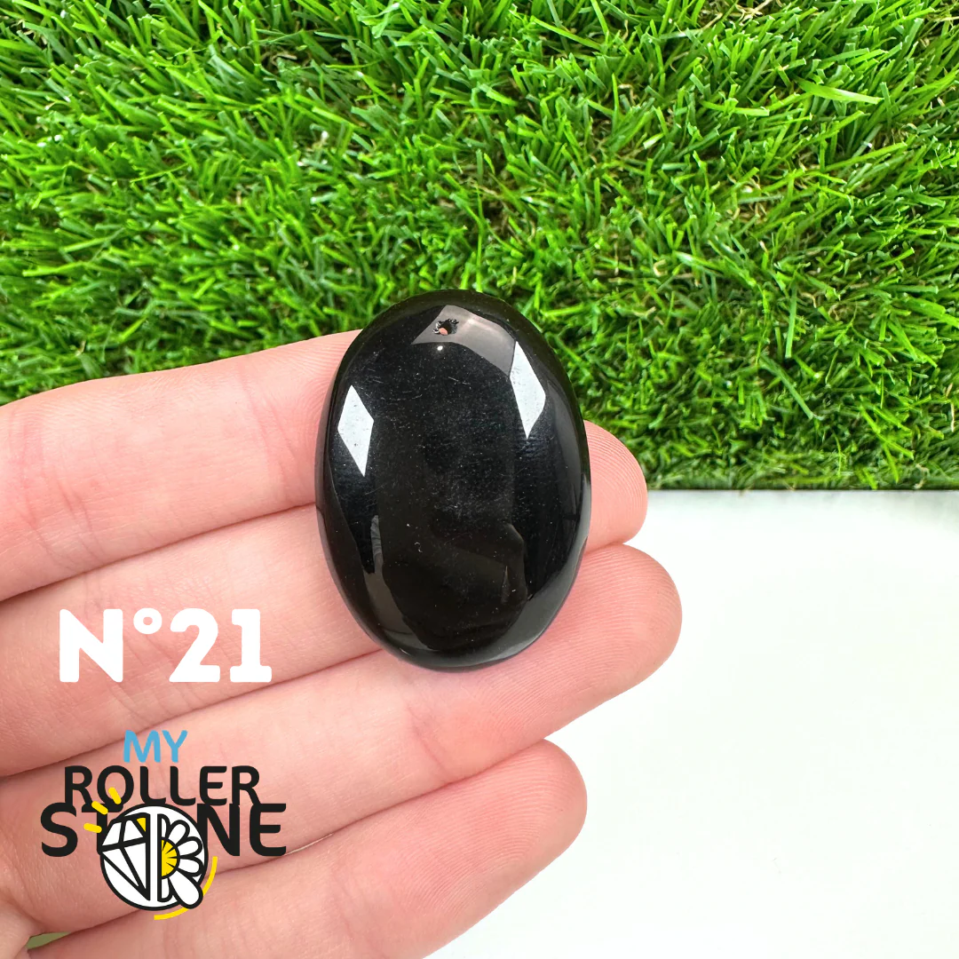 Pendentif Percé Obsidienne Noire 5A - Image 23