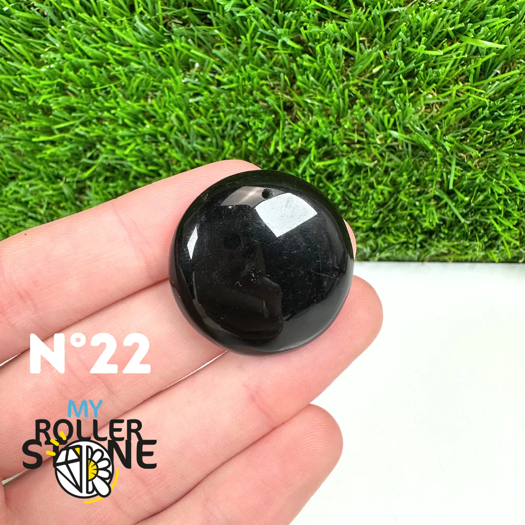 Pendentif Percé Obsidienne Noire 5A - Image 24