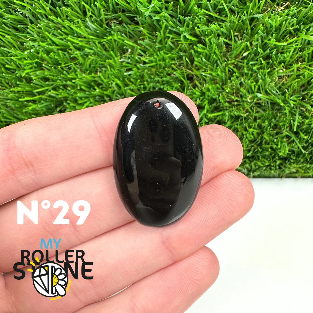 Pendentif Percé Obsidienne Noire 5A - Image 31