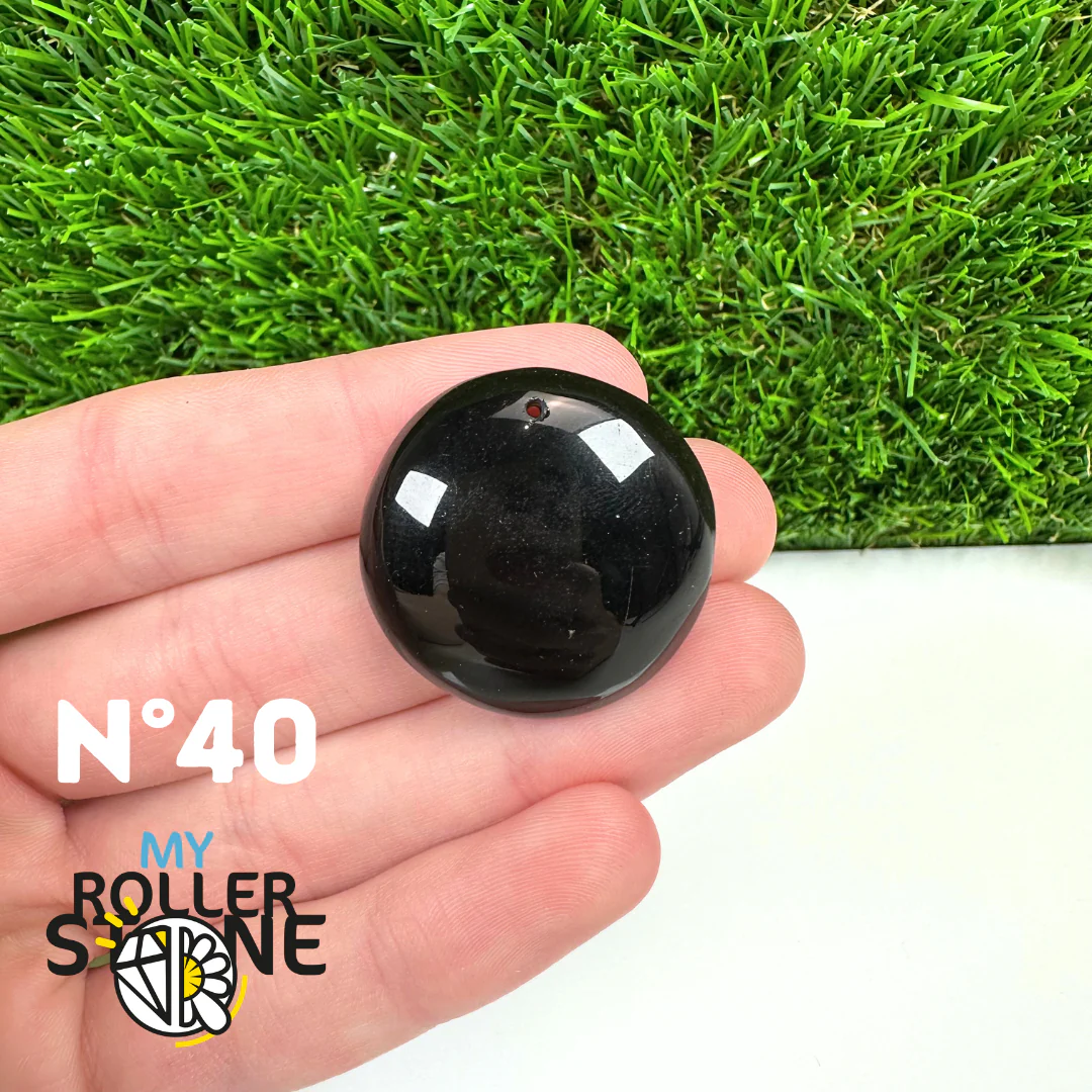 Pendentif Percé Obsidienne Noire 5A - Image 42