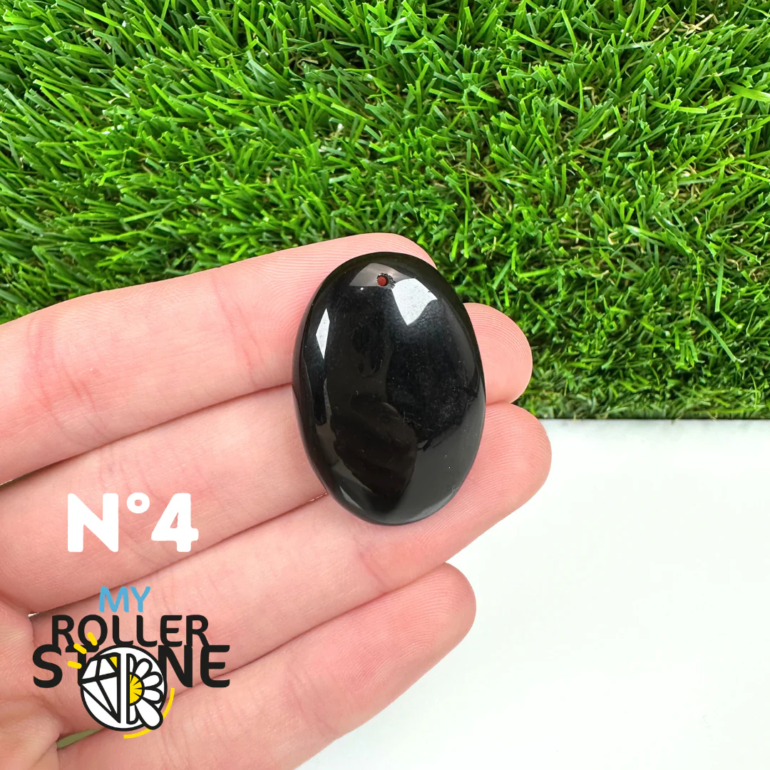 Pendentif Percé Obsidienne Noire 5A - Image 6