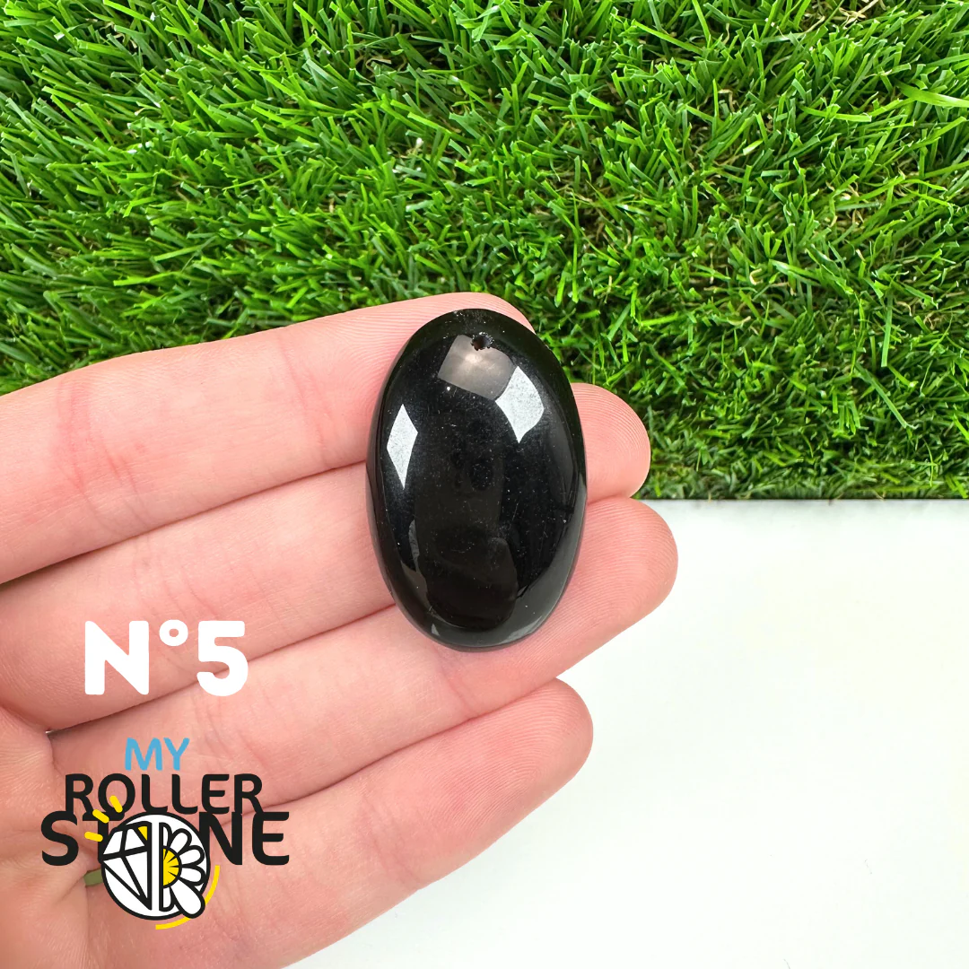 Pendentif Percé Obsidienne Noire 5A - Image 7