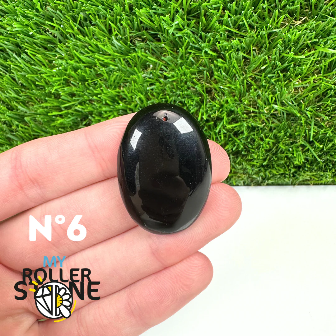 Pendentif Percé Obsidienne Noire 5A - Image 8